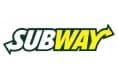 Subway logo with SUB in green and WAY in yellow, both words featuring arrows at the ends.